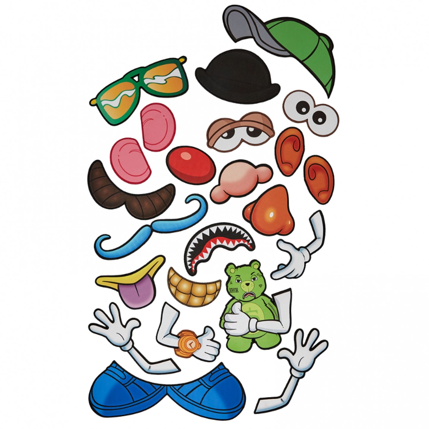 Zaino Sprayground Mr. Potato Head Velcro Patches B UNICO