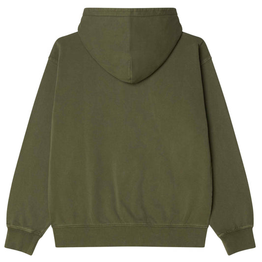 Felpa Obey Hybrid Faded Zip Hood Fleece UNICO