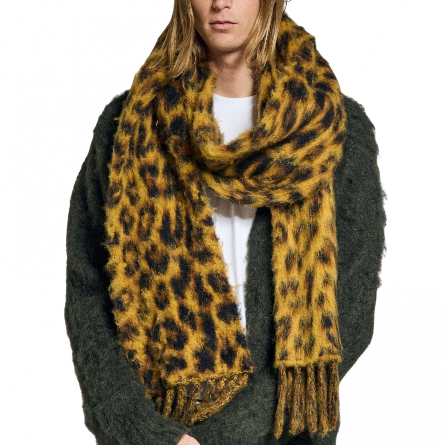 Sciarpa Obey Leopard Scarf LEOPARDATO