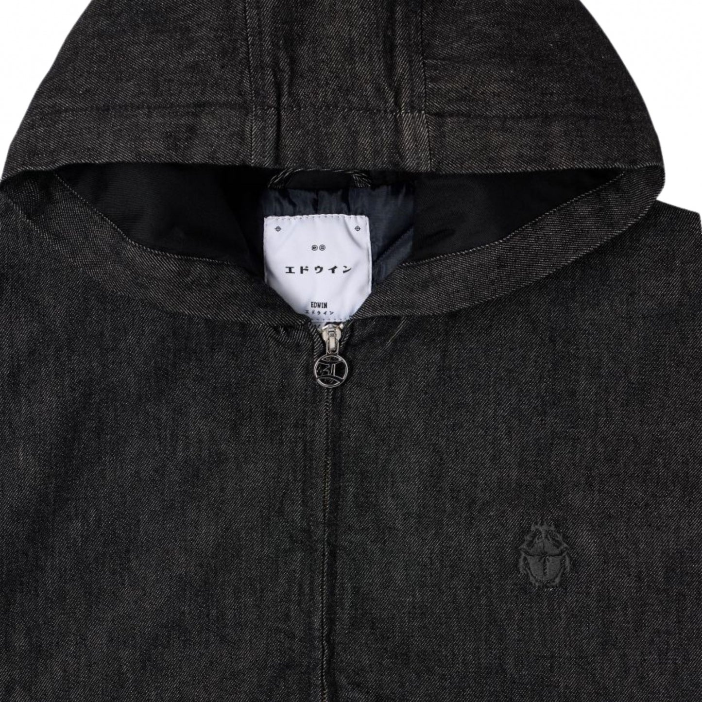 Giacca Edwin Daimon Hooded Jacked Lined RINSED