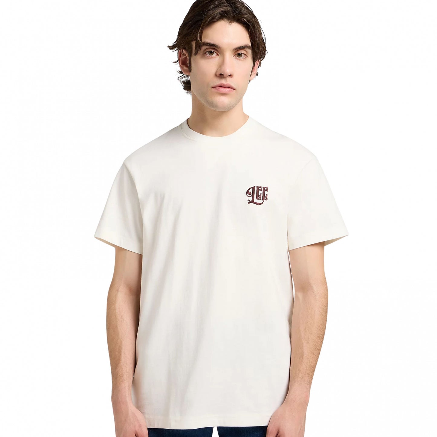 Maglietta Lee Relaxed Graphic Tee ECRU