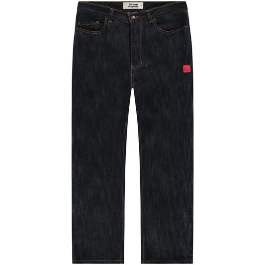 Jeans TNO 9 Dots Slub Relaxed Jeans BLU
