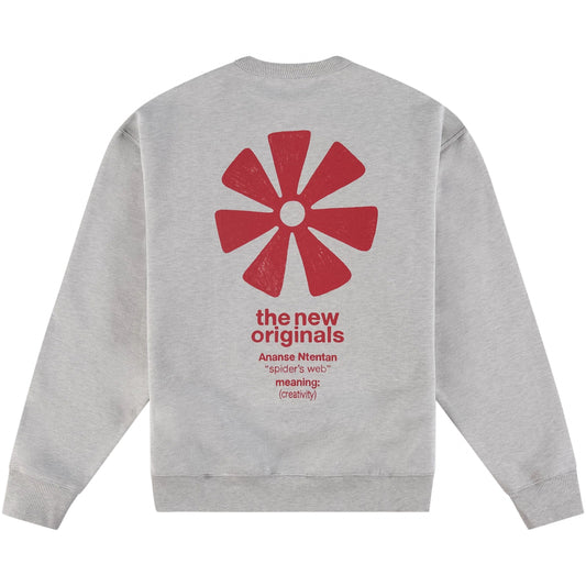 Felpa TNO Adinkra Crewneck GRIGIO