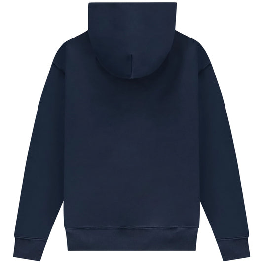 Felpa TNO Big Logo Zip Up Hoodie BLU NAVY