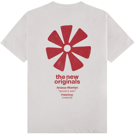 Maglietta TNO Ananse Adinkra Tee BIANCO