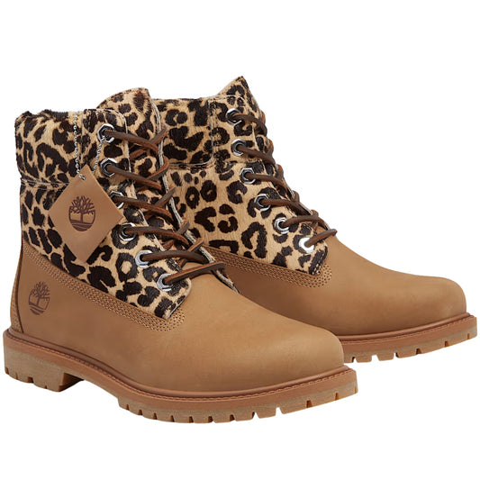 Stivale Timberland Premium 6 Inches Laces Boot LEOPARDATO