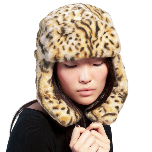 Cappello Kangol Leopard Trapper UNICO