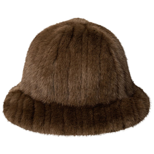 Cappello Kangol Faux Fur Casual MARRONE