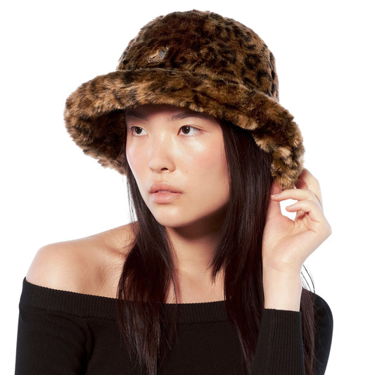 Cappello Kangol Faux Fur Casual LEOPARDATO