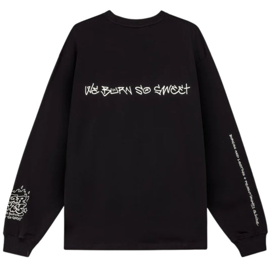 Maglietta Grimey Long Sleeve Tee NERO