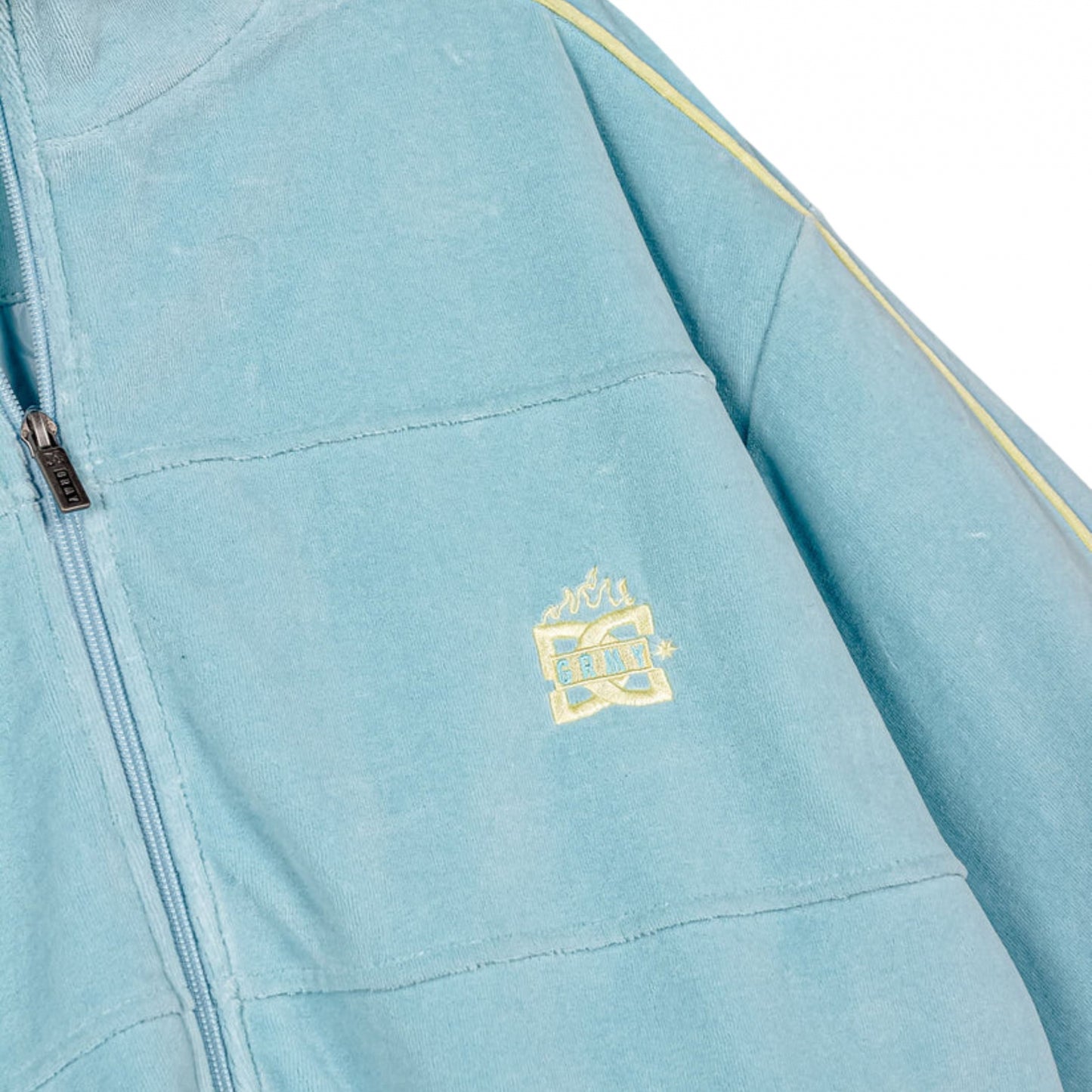 Giacca Grimey Velvet Track Jacket BLU