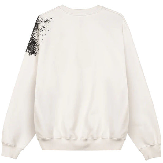 Felpa Grimey Heavyweight Vintage Crewneck OFF WHITE