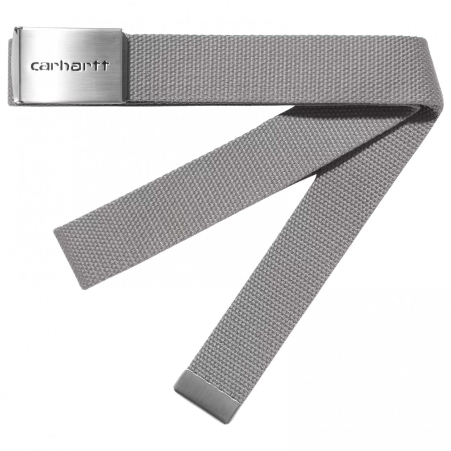 Cintura Carhartt WIP Clip Belt Chrome GRIGIO