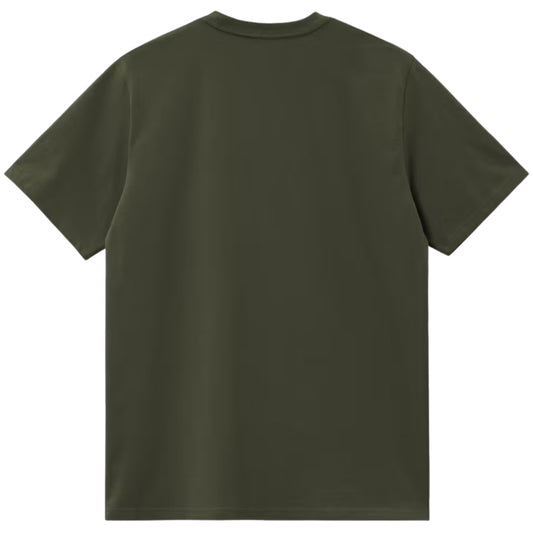 Maglietta Carhartt WIP SS Chase Tee VERDE OLIVA