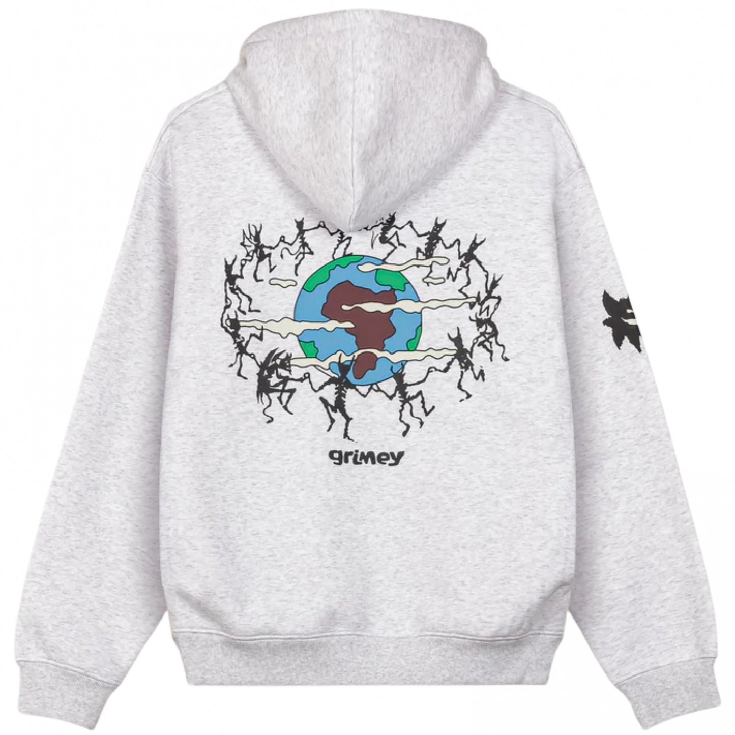 Felpa Grimey Regular Hoodie GRIGIO