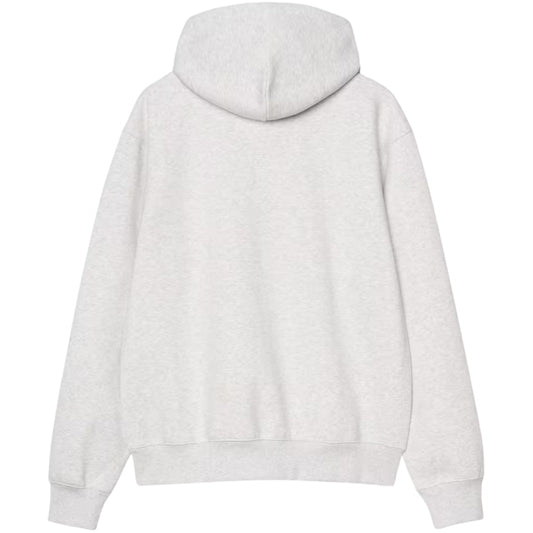 Felpa Carhartt WIP Hooded Carhartt Sweat GRIGIO