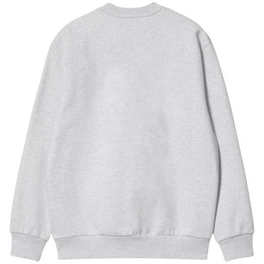 Felpa Carhartt WIP Carhartt Sweat GRIGIO