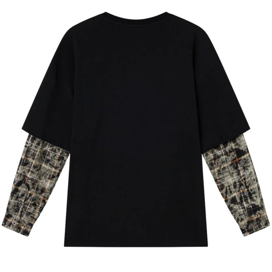 Maglietta Acupuncture Acid Long Sleeve NERO