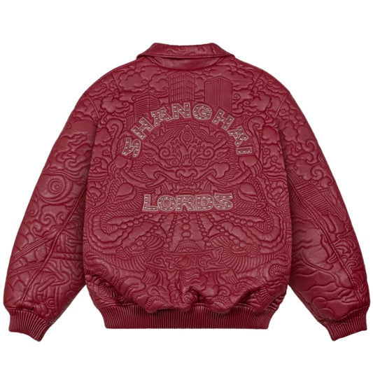 Giacca Grimey PU Leather Jacket BORDEAUX