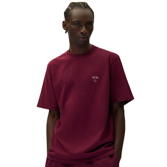 Maglietta Arte Heart T-Shirt BORDEAUX