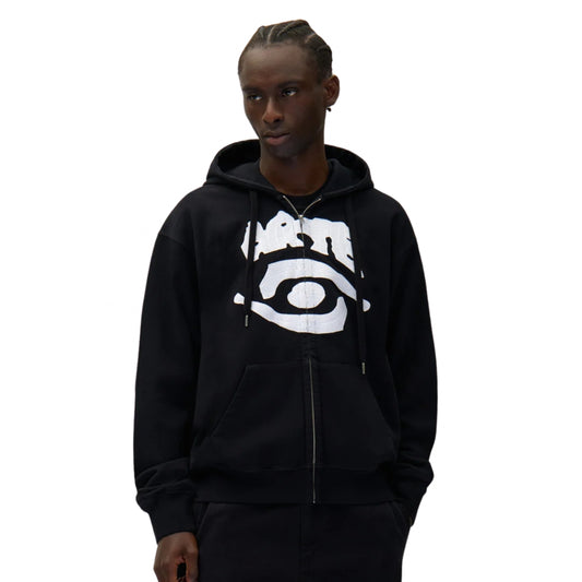 Felpa Arte Eye Front Zip Hoodie