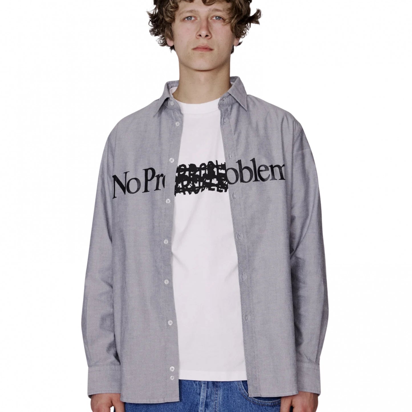 Camicia NoProblemo No Problemo Ls Oxford Shirt