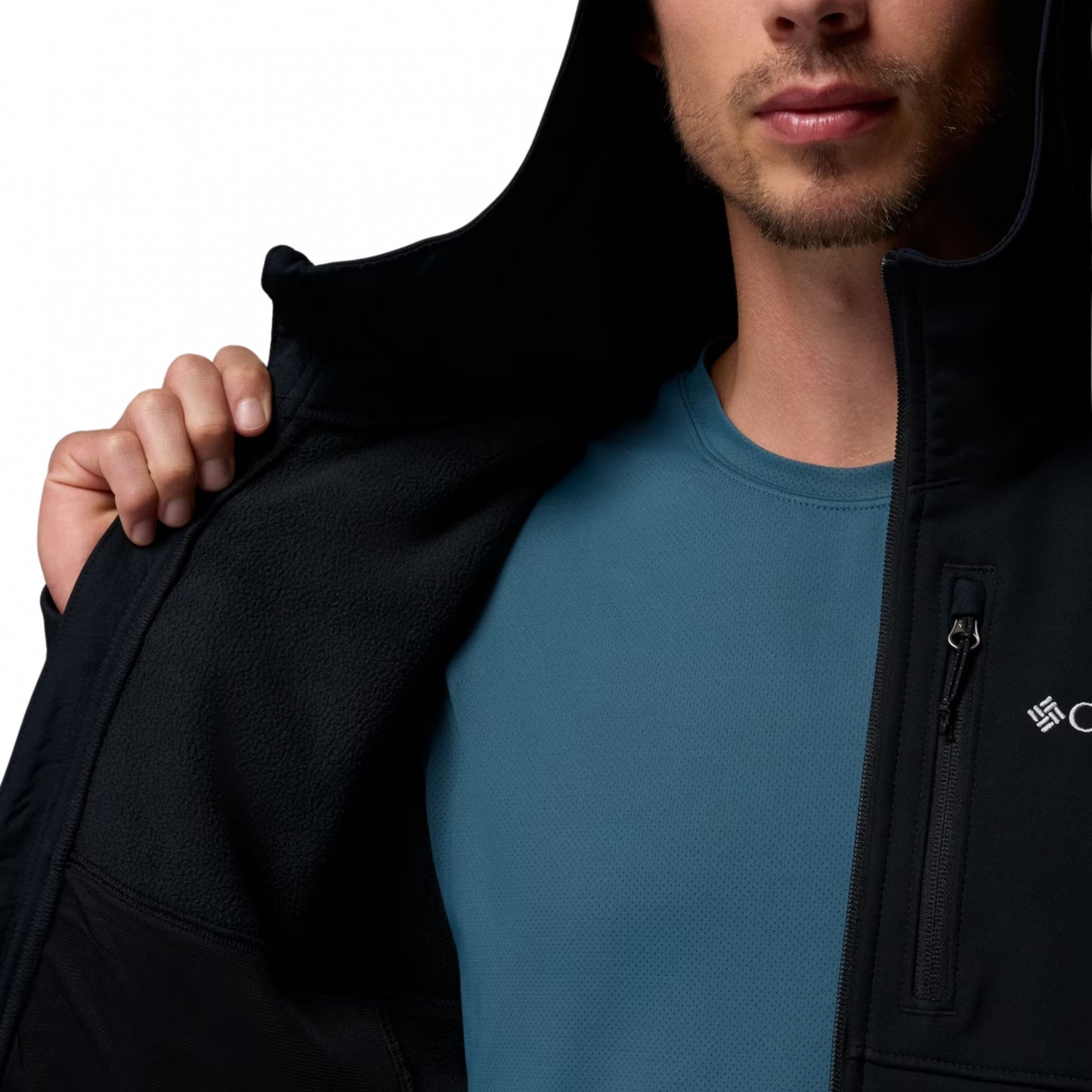 Giacca Columbia Ascender II Hooded Softshell Jacke NERO