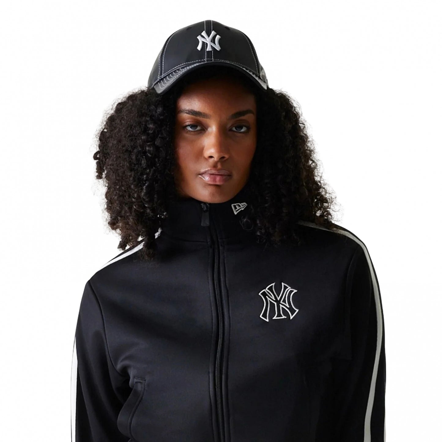 Top Donna New Era MLB Midi Logo Track Top NEYYAN NERO