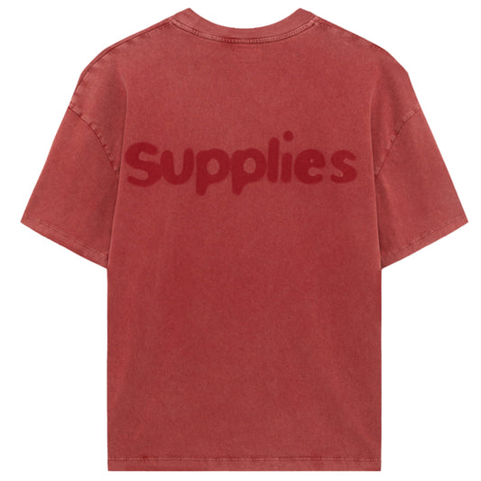 Maglietta Amish Crop Jersey Shadow Logo Tee UNICO