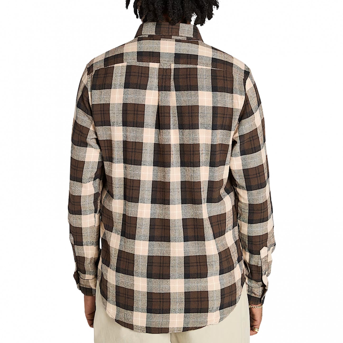 Camicia Timberland Midweight Flannel Check Shirt MARRONE