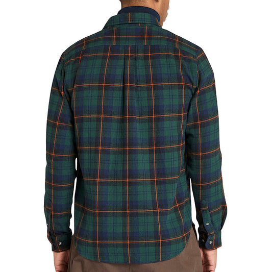 Camicia Timberland Midweight Flannel Check Shirt VERDE
