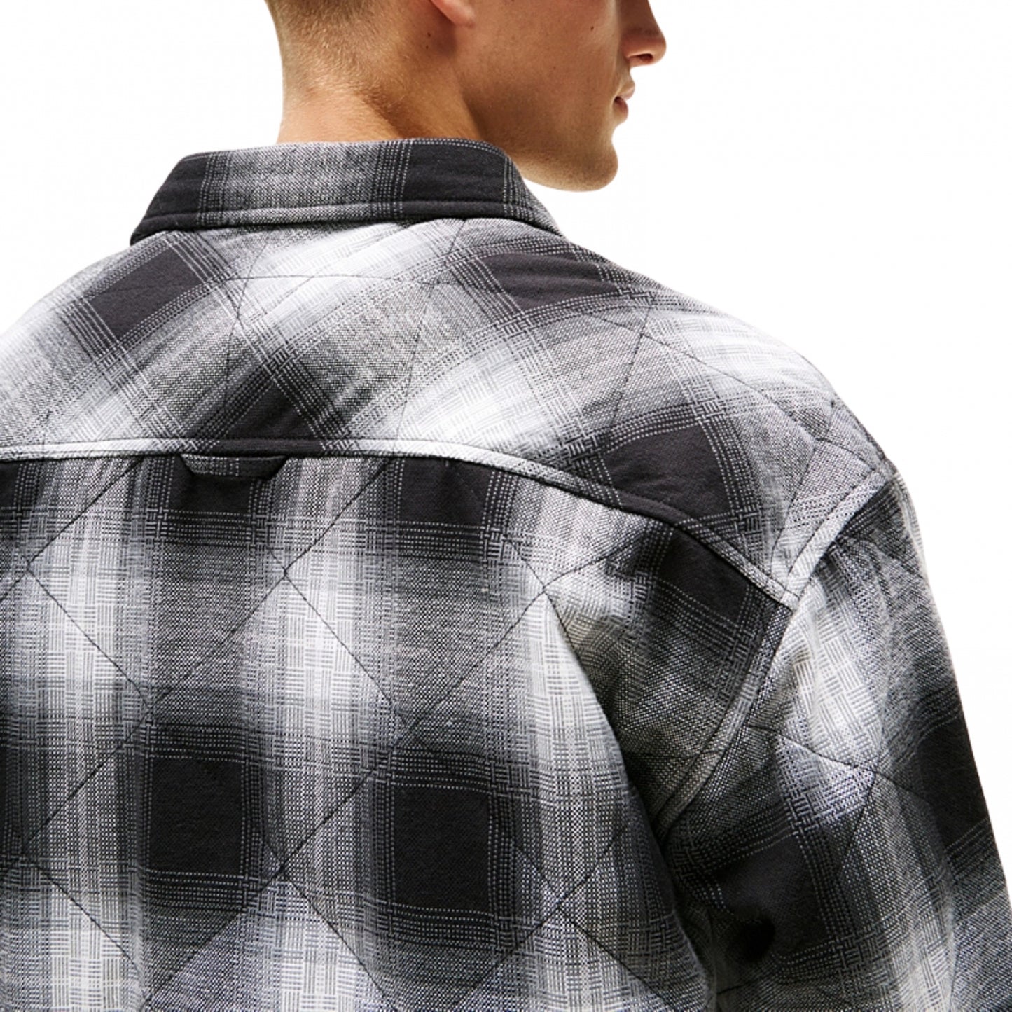 Camicia Tommy Jeans Quilted Padded Overshirt NERO