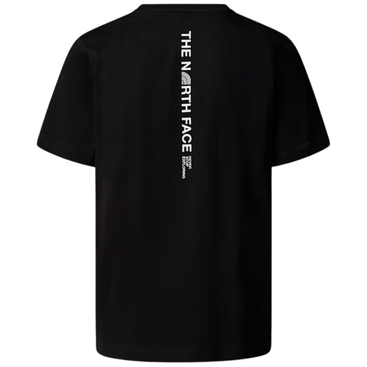 Maglietta TNF Vertical Logo SS Tee NERO