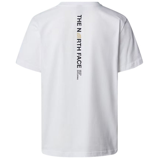 Maglietta TNF Vertical Logo SS Tee BIANCO