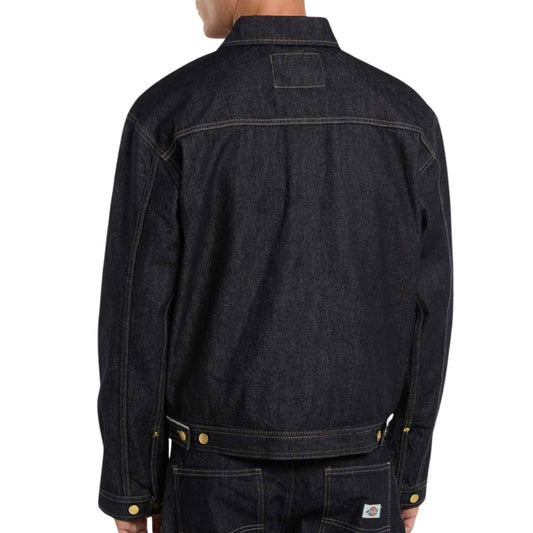 Giacca Dickies Selvedge Pleated Denim Jacket RINSED