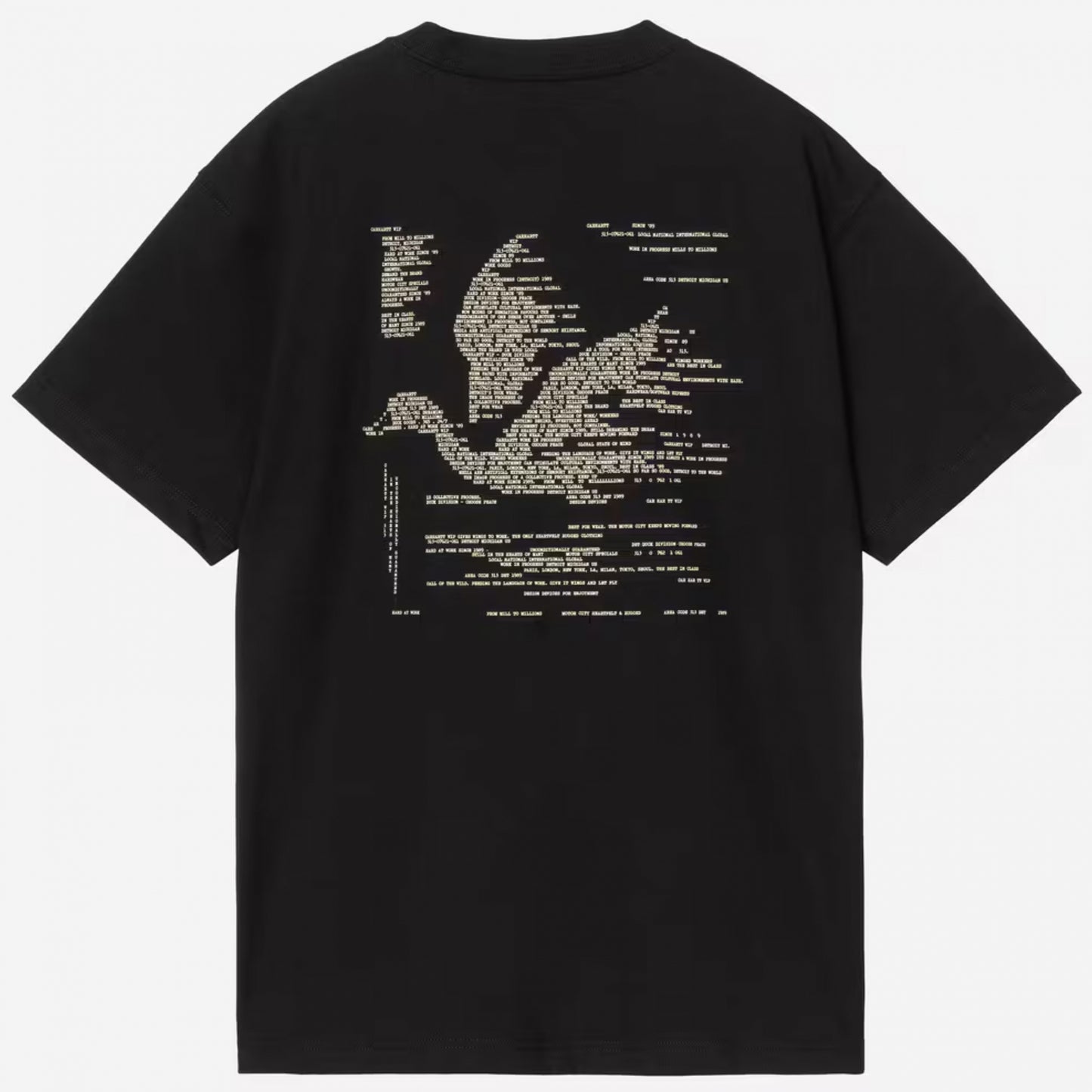 Maglietta Carhartt WIP SS Punched Tee NERO