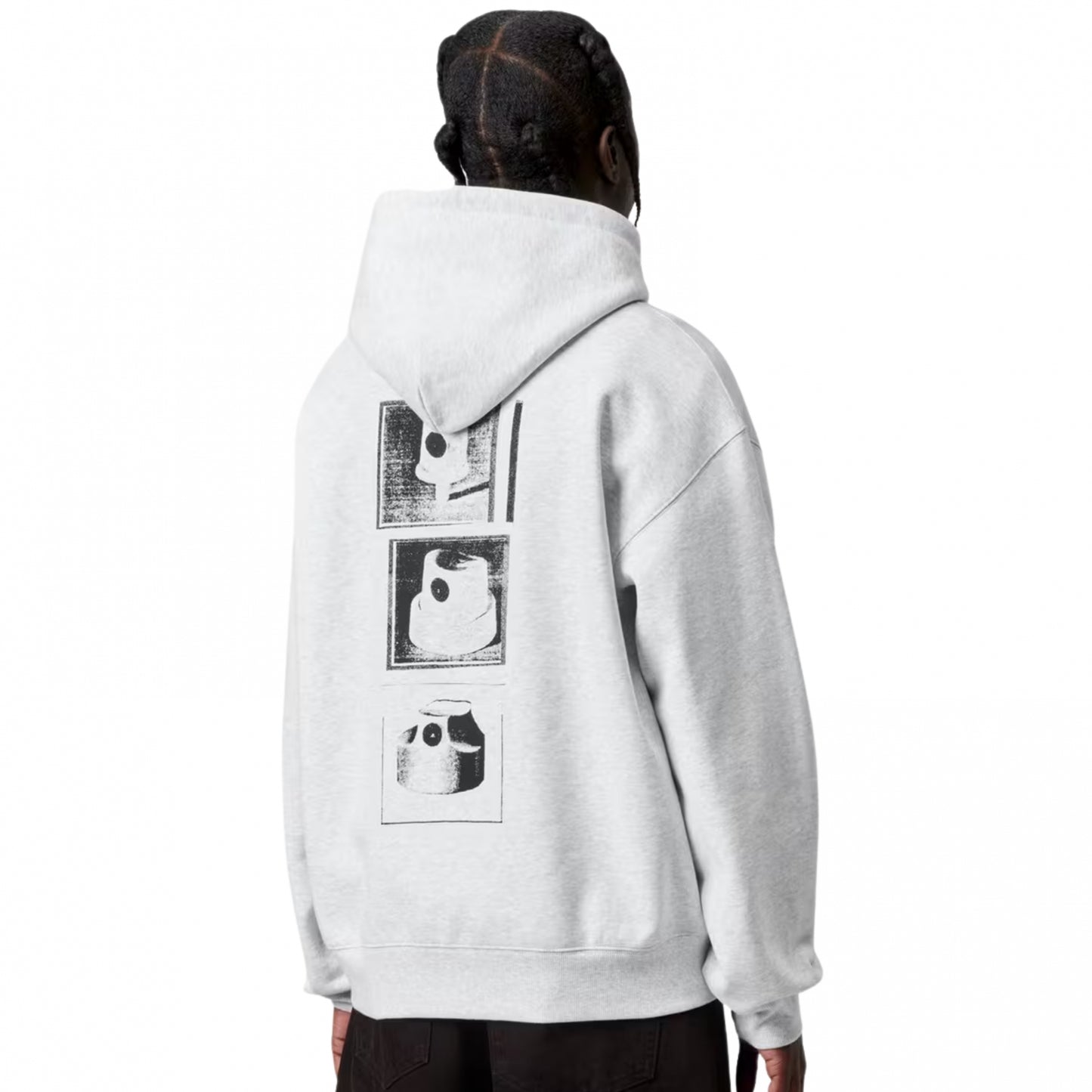 Giacca Carhartt WIP Hooded Archive Lines Jacket GRIGIO