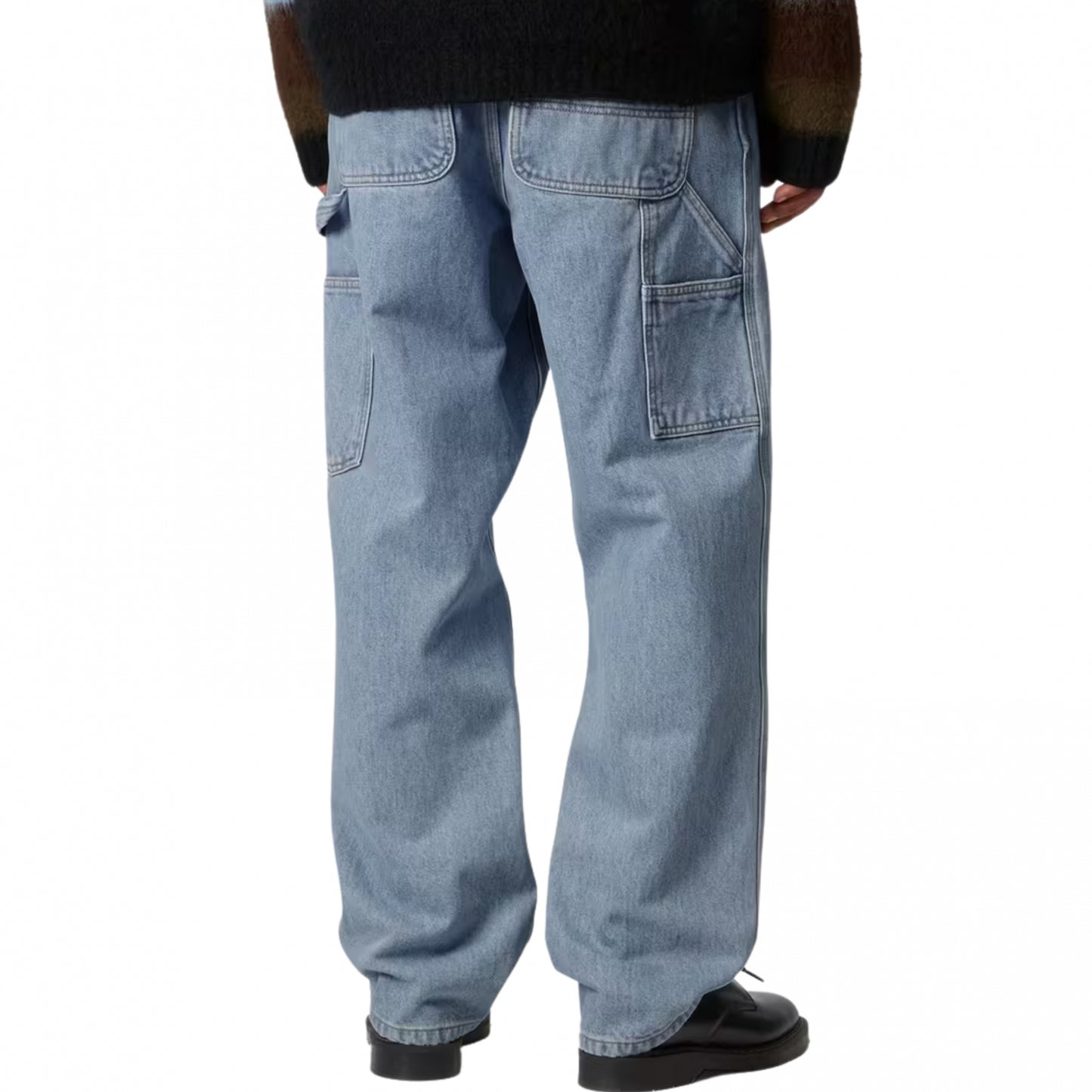 Pantalone Carhartt WIP Single Knee Pant BLU