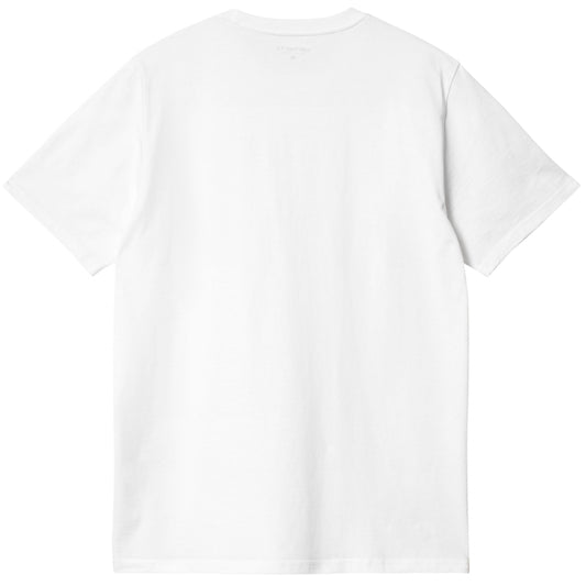 Maglietta Carhartt WIP SS Pocket Tee BIANCO