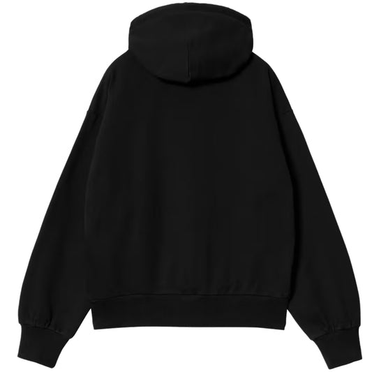 Felpa Donna Carhartt WIP Hooded Casey Sweatshirt NERO