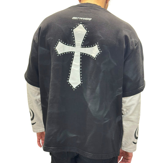 Felpa Antykorpo Crewneck NERO