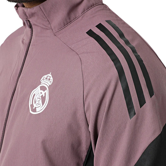 Felpa Adidas Real Madrid Pre Match Jacket BIANCO