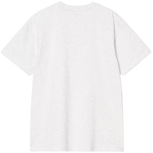 Maglietta Carhartt WIP SS American Script Tee GRIGIO