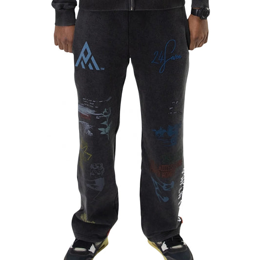 Pantalone Paper Money International Jogger NERO