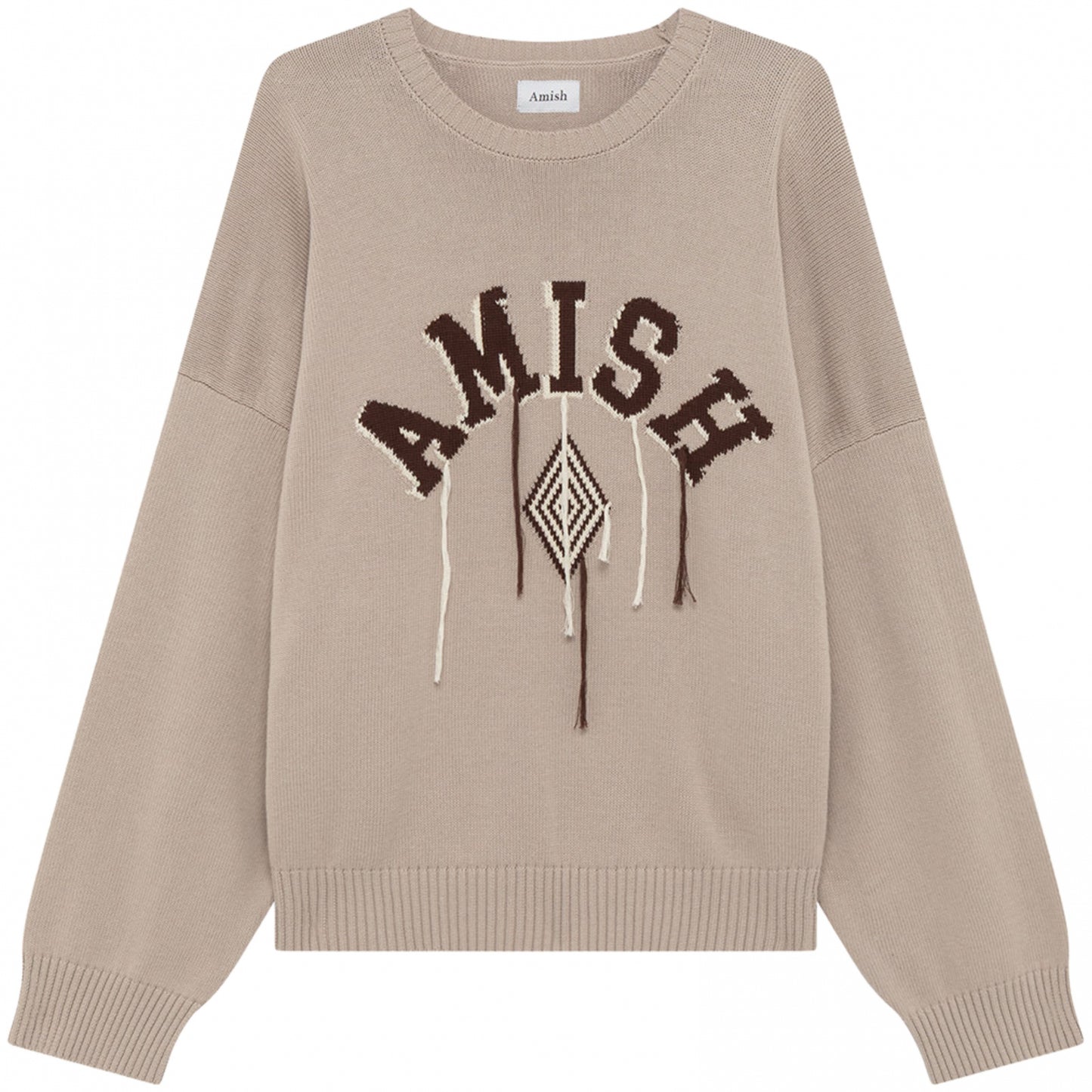 Felpa Amish Crew Neck Fray UNICO