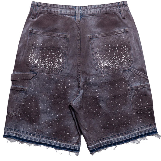 Pantaloncino Paper Money Crystalized Short NERO