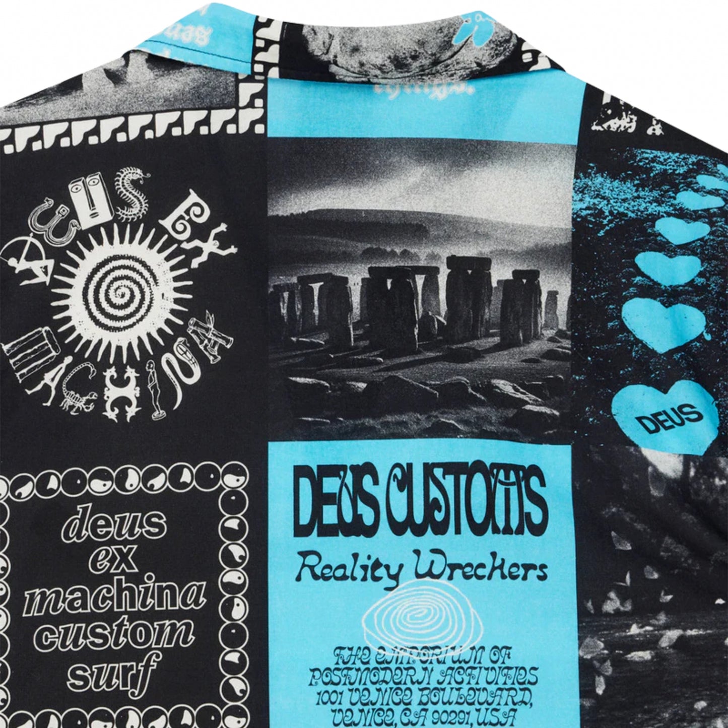 Camicia Deus Ex Machina Washed Away Shirt UNICO