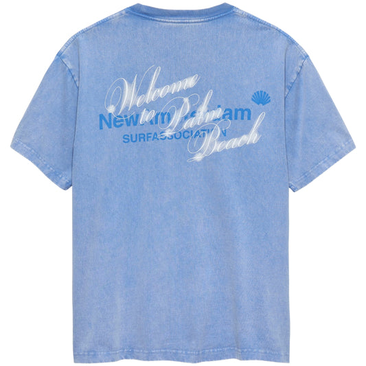 Maglietta NASA Welcome To Palm Beach Tee BLU