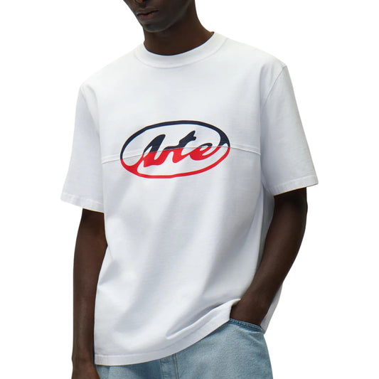 Maglietta Arte Circle Logo Cut Tee BIANCO