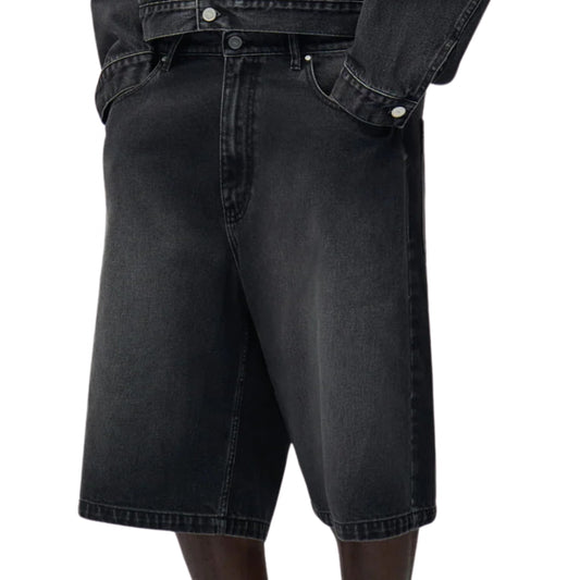 Pantaloncino Arte Round Pocket Denim Short NERO
